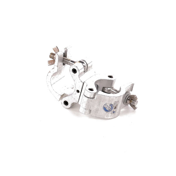 Doppel Coupler 360°, B=50mm, WLL 500Kg, silber