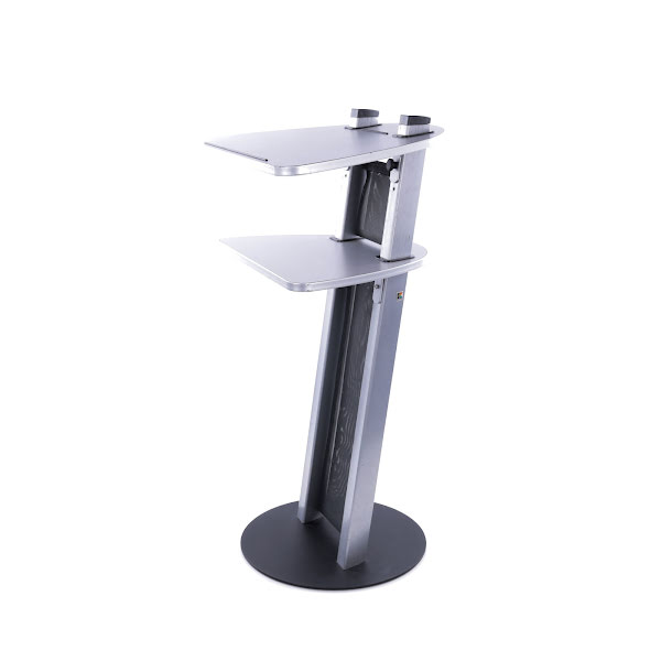 Design lectern silver / black