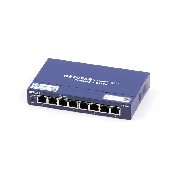 Netgear GS108 Ethernet Switch unmanaged 8 Port 1000 MBit/s 