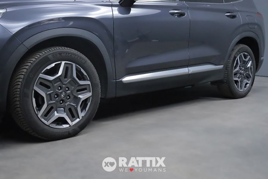 Hyundai Santa Fe 1.6 t-gdi HEV 20th Anniversary 4WD 7p.ti Auto + tetto apribile Grigio  Usato foto 4