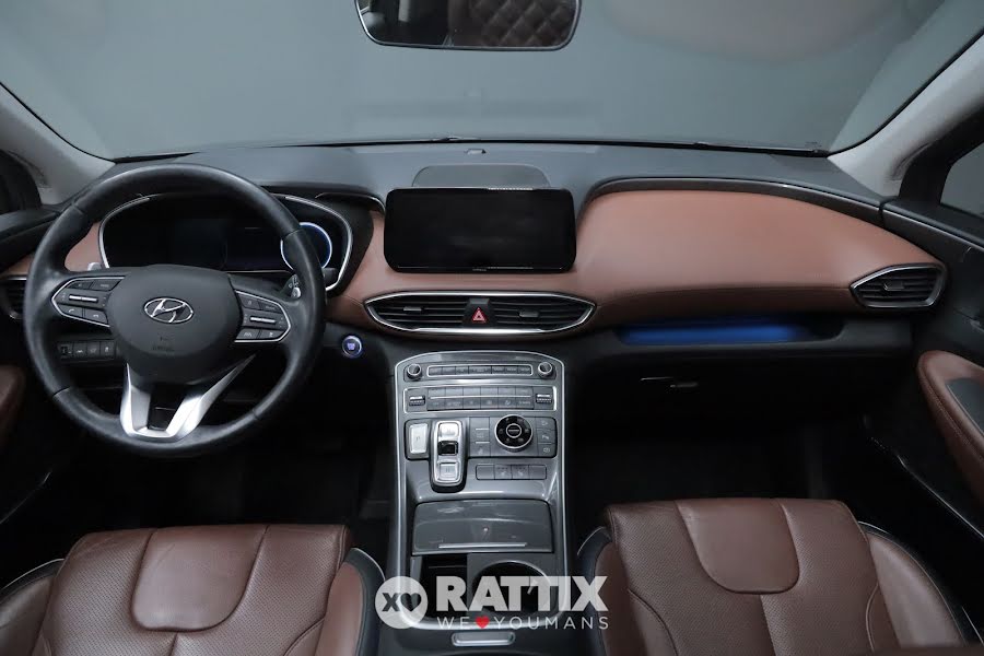 Hyundai Santa Fe 1.6 t-gdi HEV 20th Anniversary 4WD 7p.ti Auto + tetto apribile Grigio  Usato foto 11