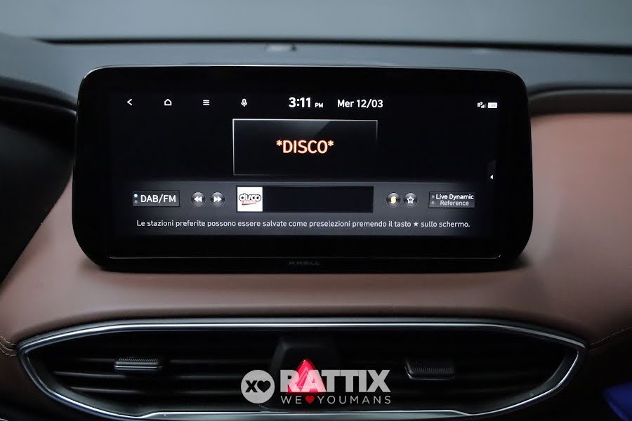 Hyundai Santa Fe 1.6 t-gdi HEV 20th Anniversary 4WD 7p.ti Auto + tetto apribile Grigio  Usato foto 23