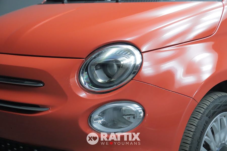 Fiat 500 1.0 Hybrid 70CV Dolcevita + tetto panoramico Arancio Sicilia  Aziendale foto 3