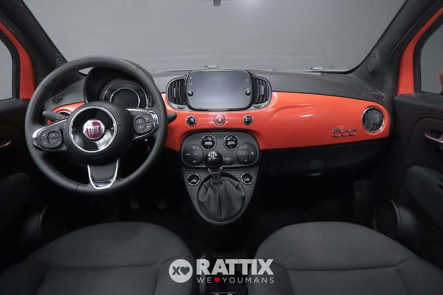 Fiat 500 1.0 Hybrid 70CV Dolcevita + tetto panoramico Arancio Sicilia  Aziendale foto 8