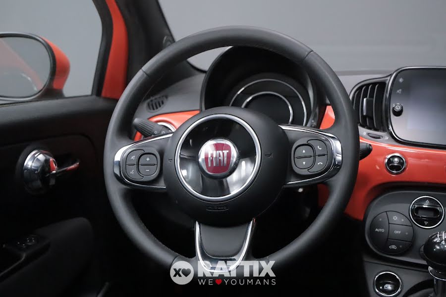 Fiat 500 1.0 Hybrid 70CV Dolcevita + tetto panoramico Arancio Sicilia  Aziendale foto 9