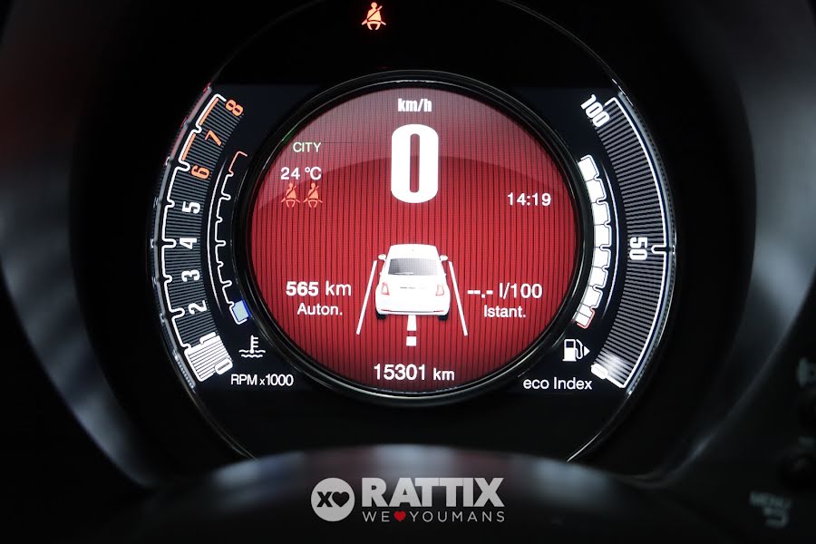 Fiat 500 1.0 Hybrid 70CV Dolcevita + tetto panoramico Arancio Sicilia  Aziendale foto 15