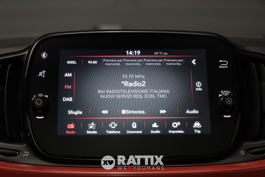 Fiat 500 1.0 Hybrid 70CV Dolcevita + tetto panoramico Arancio Sicilia  Aziendale foto 18