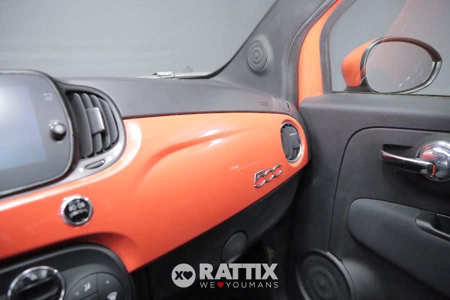 Fiat 500 1.0 Hybrid 70CV Dolcevita + tetto panoramico Arancio Sicilia  Aziendale foto 21