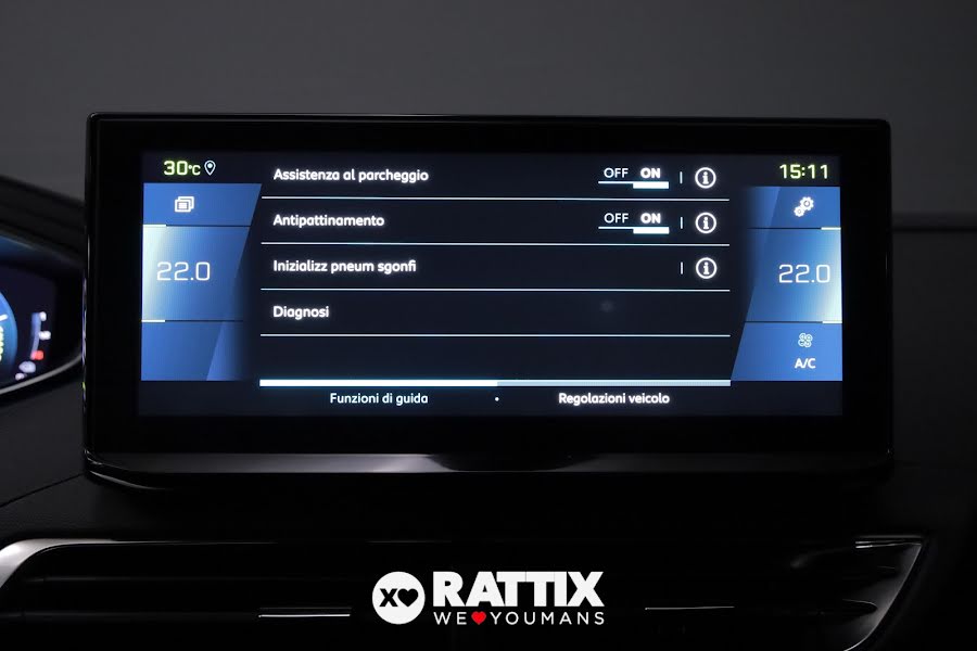 Peugeot 3008 1.6 Hybrid 225CV Active Pack e-EAT8 GRIGIO PLATINIUM  Aziendale foto 27