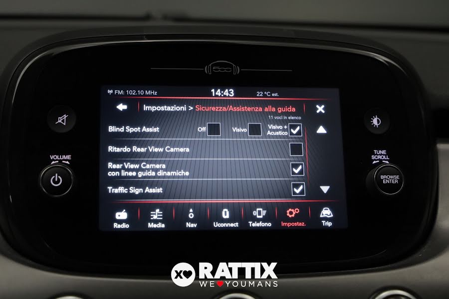 Fiat 500X 1.5 T4 Hybrid 130CV Sport DCT DarkBlue  Aziendale foto 21