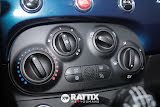 Miniatura Fiat 500 1.0 Hybrid 70CV Dolcevita + tetto panoramico blu dipinto di blu  Aziendale foto 31