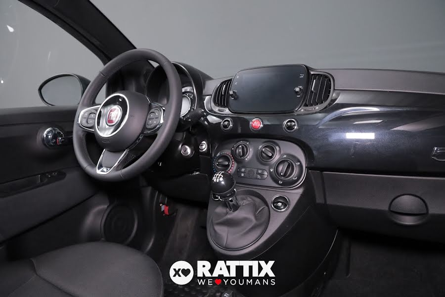 Fiat 500 1.0 Hybrid 70CV Dolcevita + tetto panoramico NERO  Aziendale foto 16