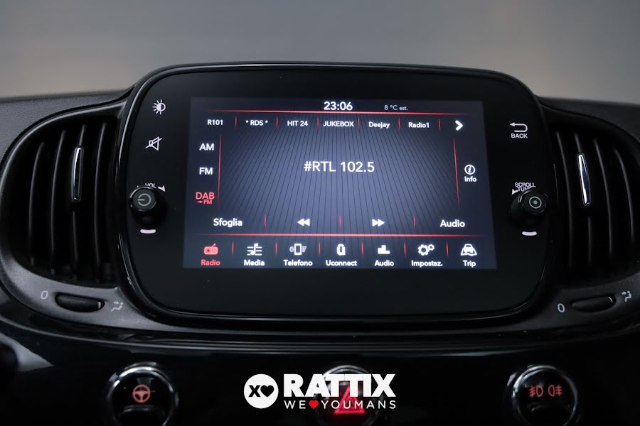 Fiat 500 1.0 Hybrid 70CV Dolcevita + tetto panoramico NERO  Aziendale foto 18