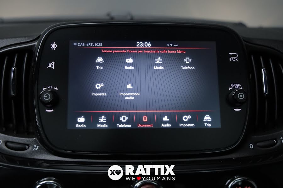 Fiat 500 1.0 Hybrid 70CV Dolcevita + tetto panoramico NERO  Aziendale foto 23