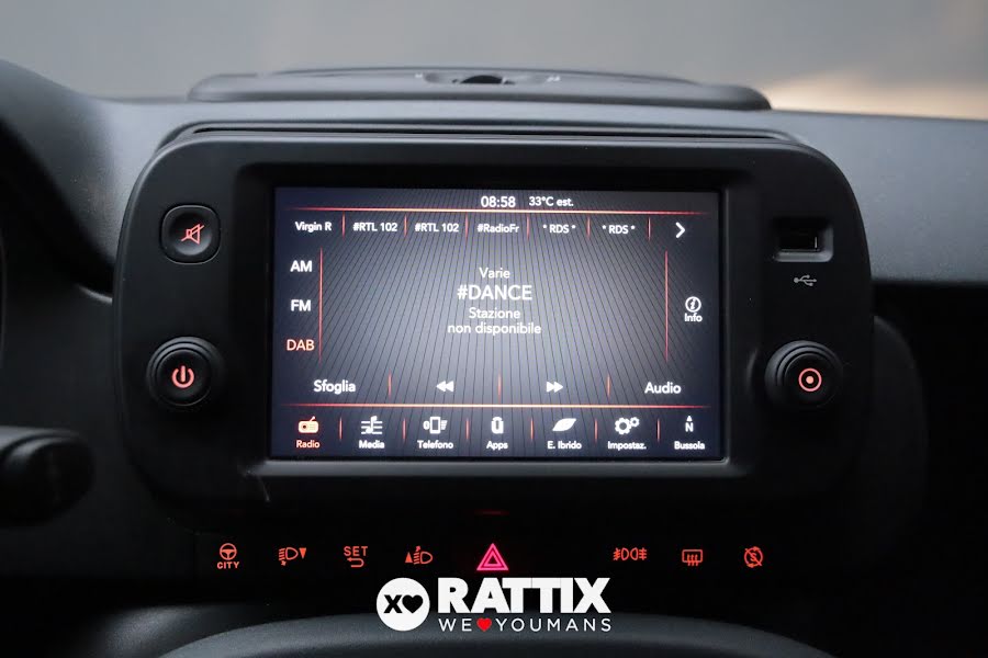 Fiat Panda 1.0 Firefly Hybrid 70CV Cross rosso  Aziendale foto 15