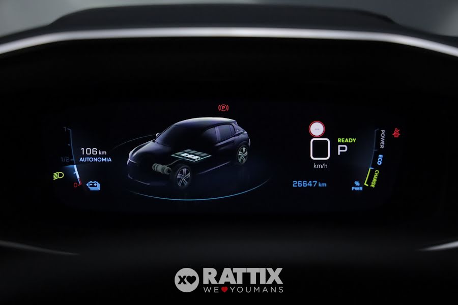Peugeot e-208 motore elettrico 100kW Allure Pack  Bianco madreperla  Aziendale foto 16