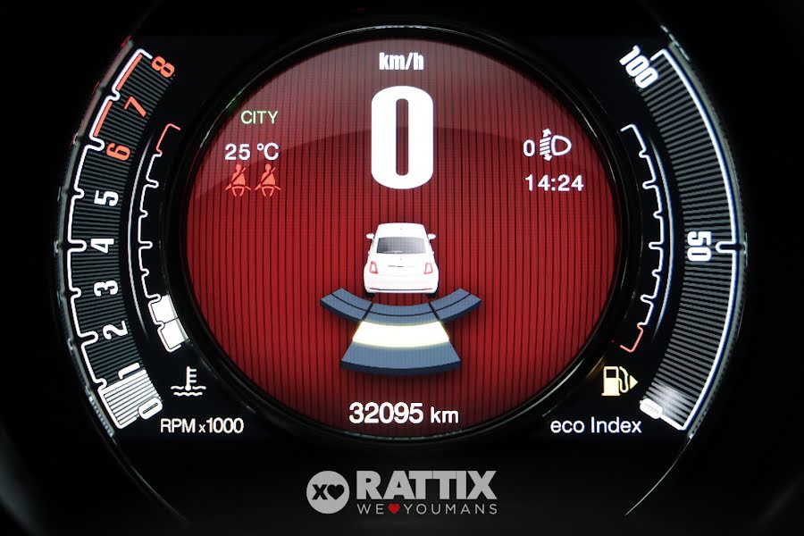 Fiat 500 1.0 Hybrid 70CV Dolcevita + tetto panoramico Verde Rugiada   Aziendale foto 17