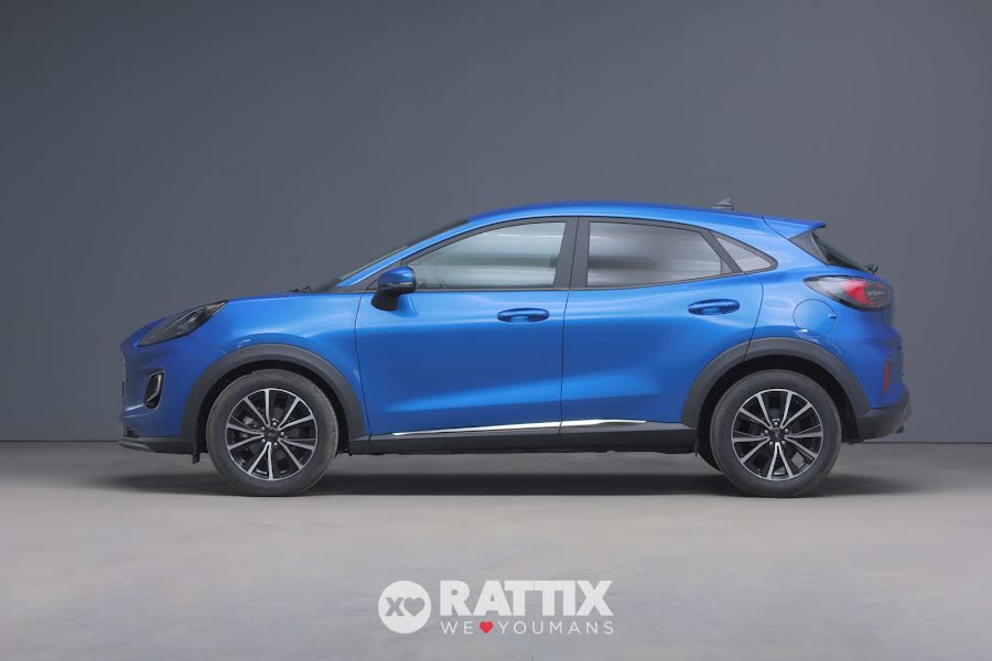 Ford Puma 1.0 Ecoboost Hybrid 125CV Titanium  Blu  Aziendale foto 2