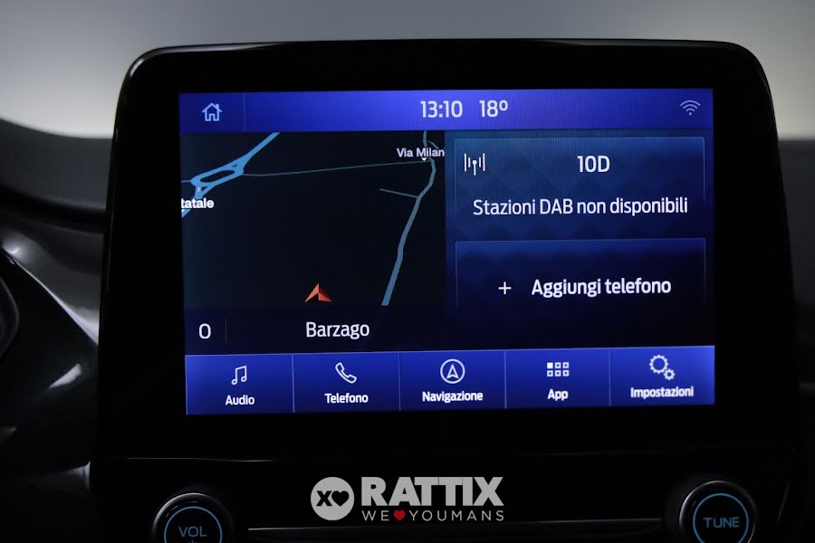 Ford Puma 1.0 Ecoboost Hybrid 125CV Titanium  Blu  Aziendale foto 18