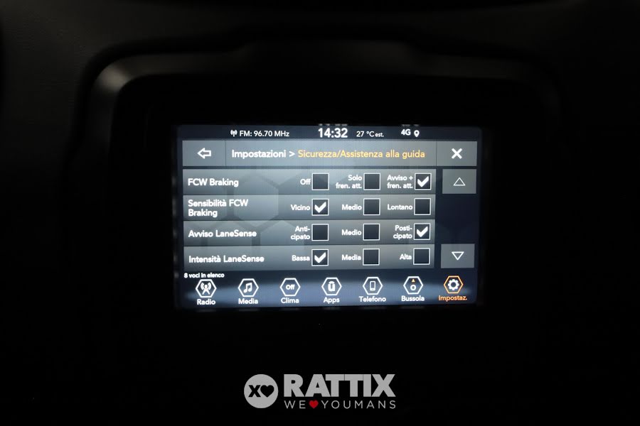 Jeep Renegade 1.3 T4 150CV Limited DDCT Nero   Aziendale foto 19