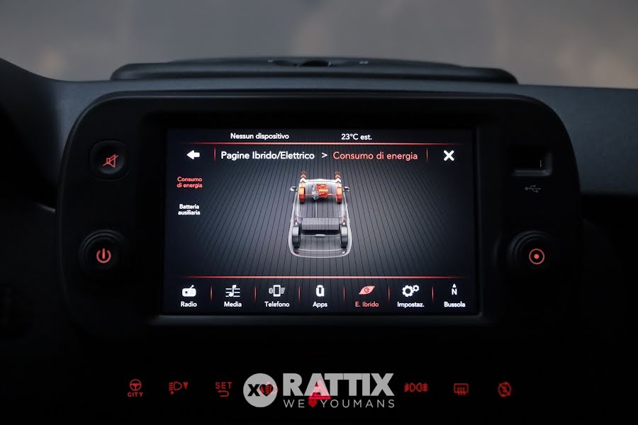 Fiat Panda 1.0 Firefly Hybrid 70CV Cross 5p.ti Rosso Passione  Aziendale foto 19