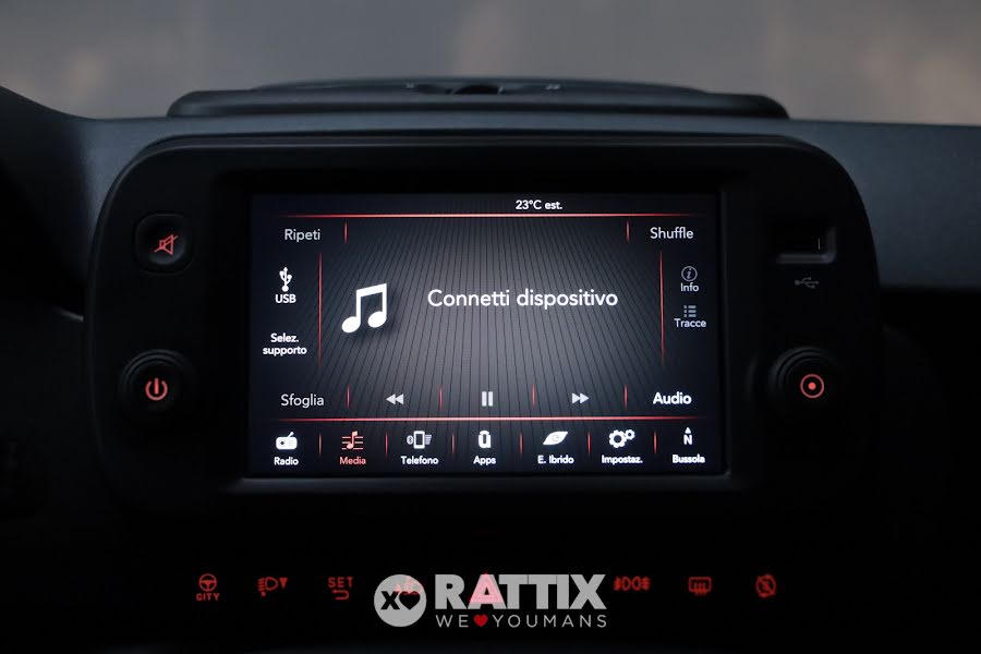 Fiat Panda 1.0 Firefly Hybrid 70CV Cross 5p.ti Rosso Passione  Aziendale foto 21