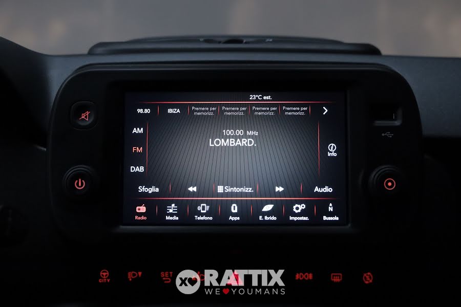 Fiat Panda 1.0 Firefly Hybrid 70CV Cross 5p.ti Rosso Passione  Aziendale foto 22