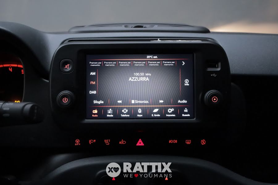 Fiat Panda 1.0 Firefly Hybrid 70CV Cross 5p.ti Rosso Passione  Aziendale foto 17