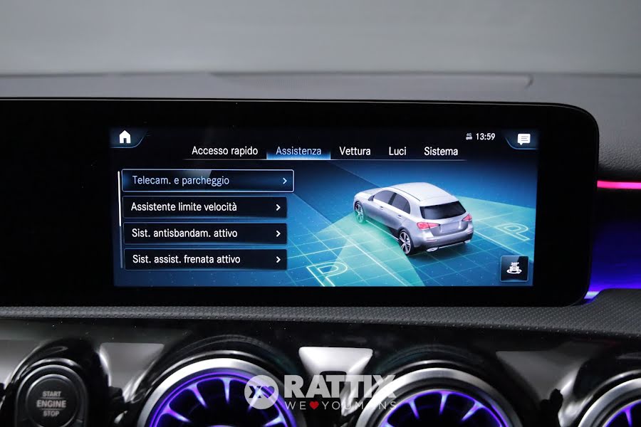 Mercedes-Benz A 200 1.3 163CV Sport + tetto apribile Grigio  Aziendale foto 20