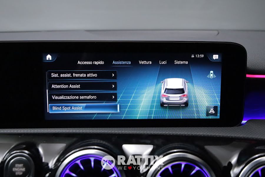 Mercedes-Benz A 200 1.3 163CV Sport + tetto apribile Grigio  Aziendale foto 21