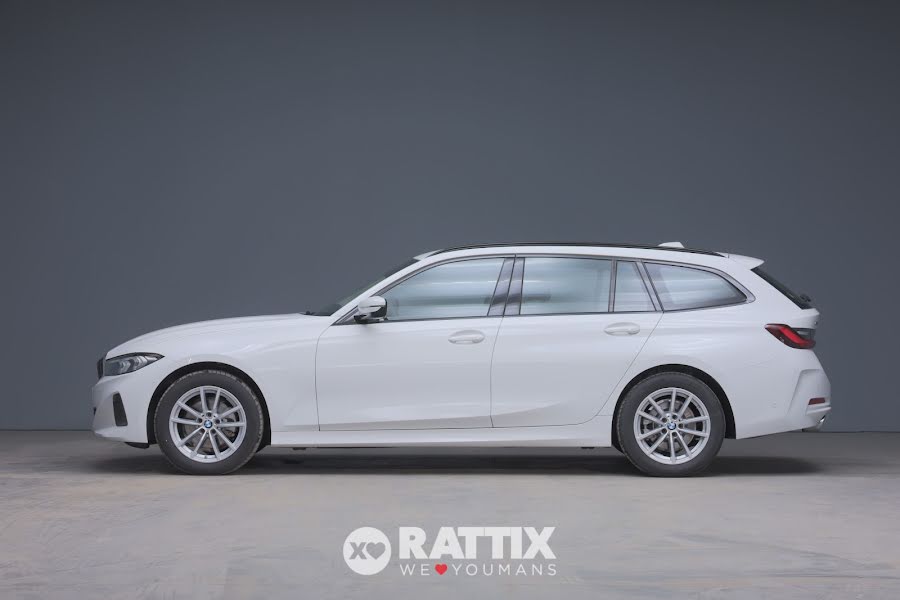 BMW 320 d Touring 2.0 Mhev 48V xDrive Auto Bianco  Aziendale foto 2