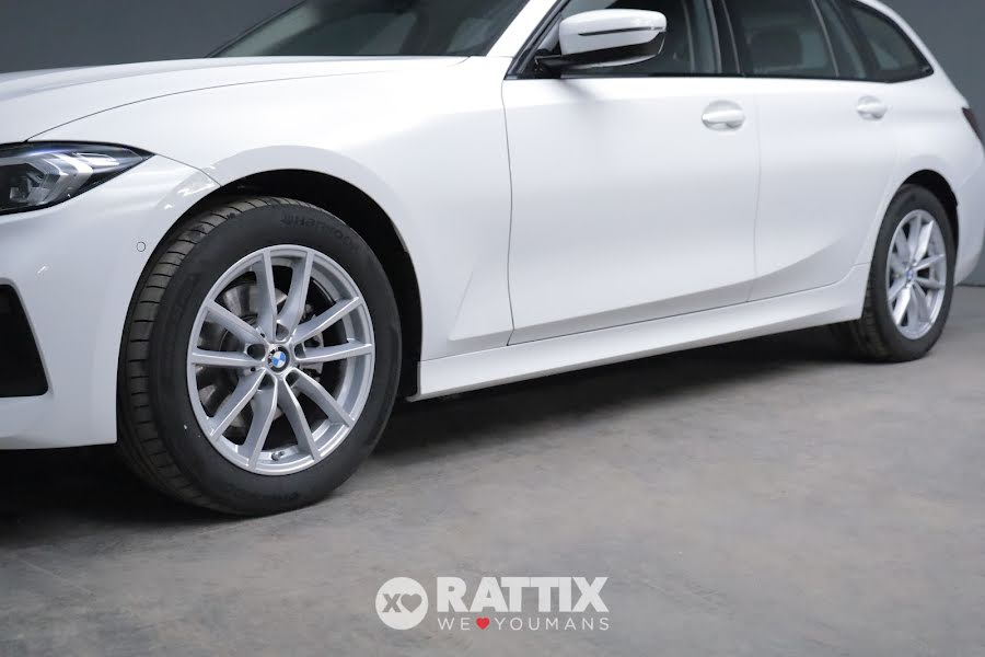 BMW 320 d Touring 2.0 Mhev 48V xDrive Auto Bianco  Aziendale foto 4
