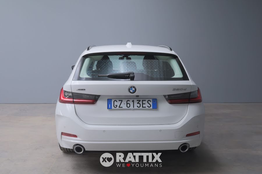 BMW 320 d Touring 2.0 Mhev 48V xDrive Auto Bianco  Aziendale foto 5