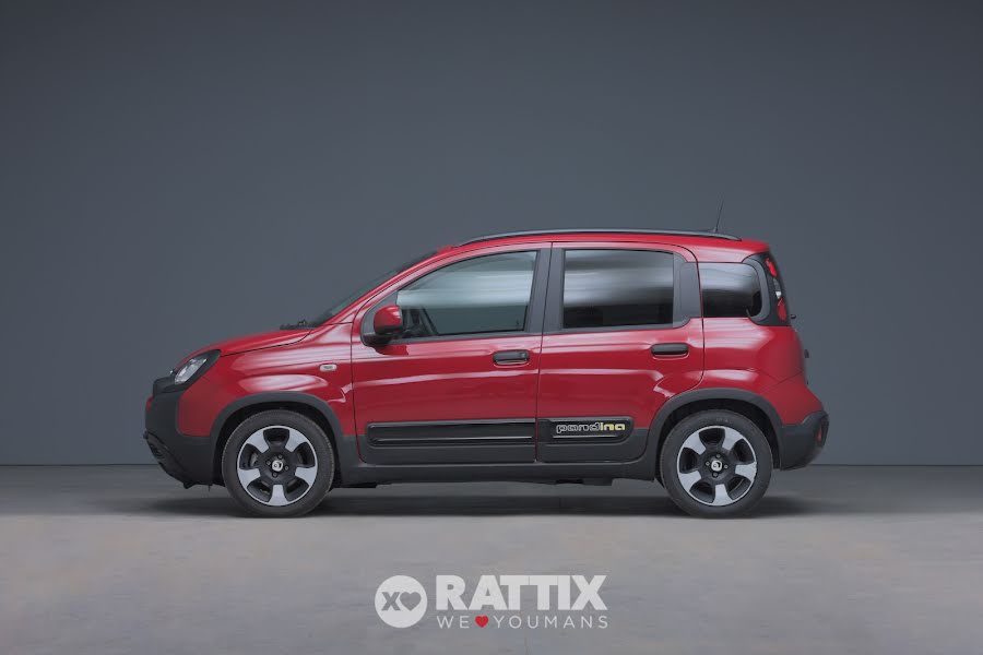 Fiat Panda Pandina 1.0 Firefly Hybrid 70CV Cross Rosso Passione Pastello  Aziendale foto 2