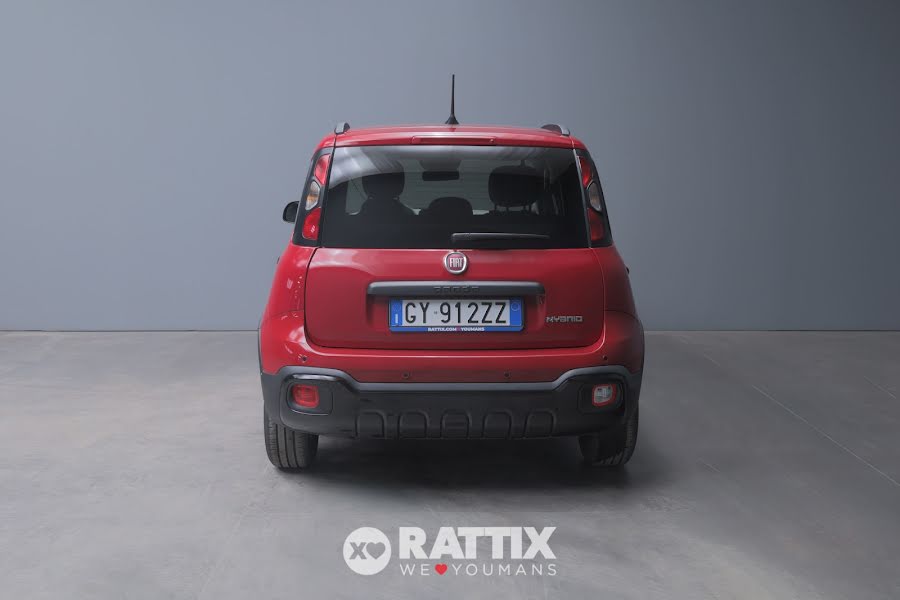 Fiat Panda Pandina 1.0 Firefly Hybrid 70CV Cross Rosso Passione Pastello  Aziendale foto 5