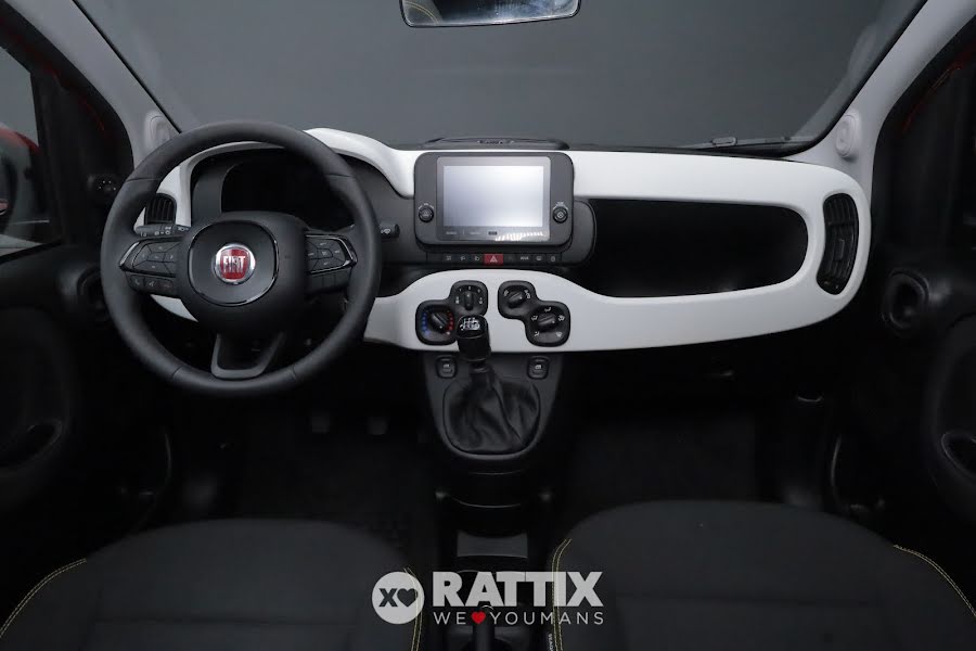 Fiat Panda Pandina 1.0 Firefly Hybrid 70CV Cross Rosso Passione Pastello  Aziendale foto 9