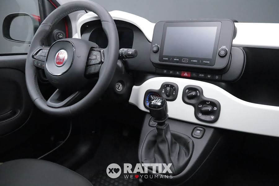 Fiat Panda Pandina 1.0 Firefly Hybrid 70CV Cross Rosso Passione Pastello  Aziendale foto 16