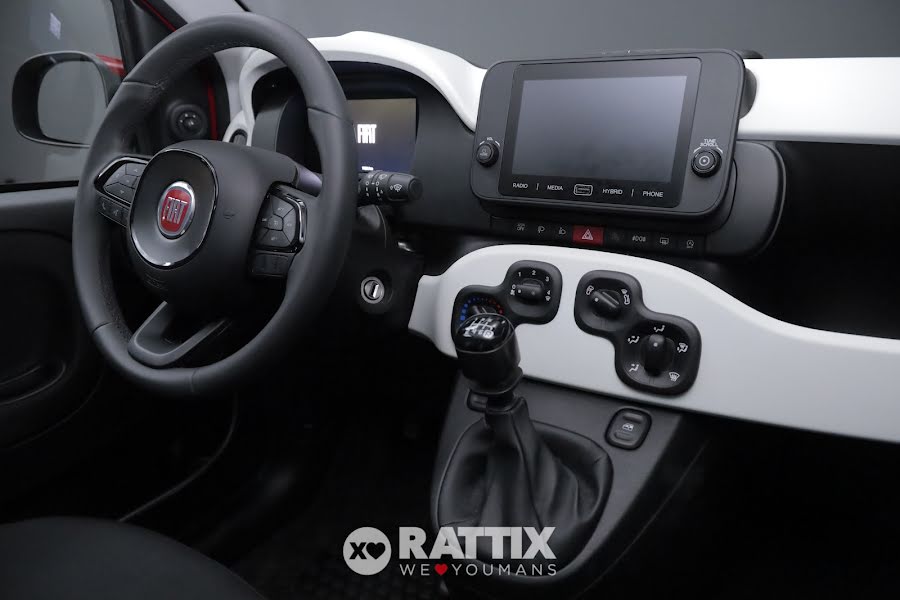 Fiat Panda Pandina 1.0 Firefly Hybrid 70CV Cross Rosso Passione Pastello  Aziendale foto 21