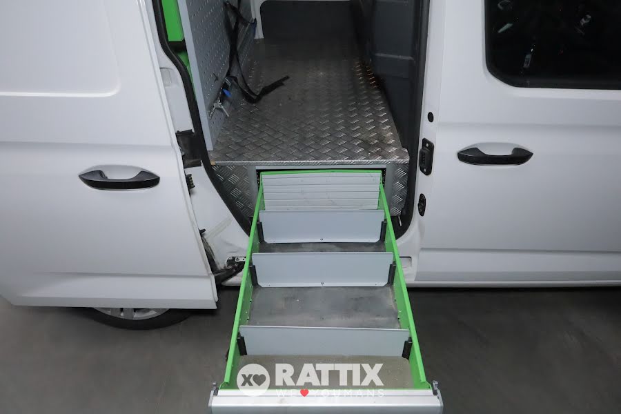 Volkswagen Caddy 2.0 TDI SCR 122CV Business 4motion allestito Baggio & De Sordi (IVA ESCLUSA) Bianco  Aziendale foto 6