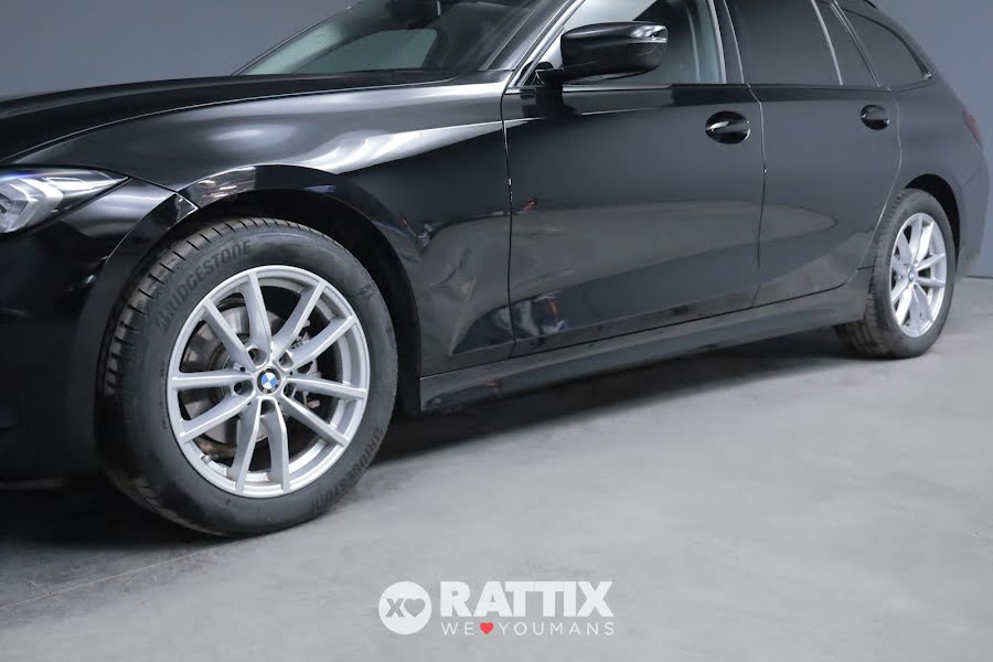 BMW 316 d Touring 2.0 Mhev 48V Auto + tetto apribile  Nero  Aziendale foto 4