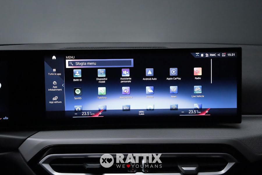 BMW 316 d Touring 2.0 Mhev 48V Auto + tetto apribile  Nero  Aziendale foto 20