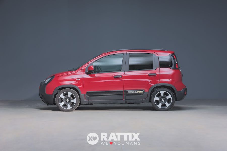 Fiat Panda Pandina 1.0 Firefly Hybrid 70CV Cross Rosso Passione Pastello  Aziendale foto 2