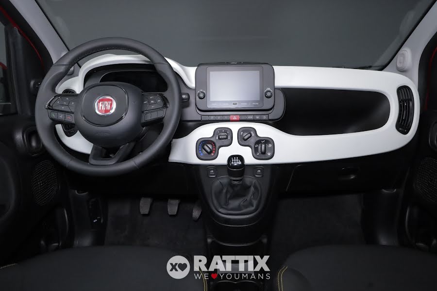 Fiat Panda Pandina 1.0 Firefly Hybrid 70CV Cross Rosso Passione Pastello  Aziendale foto 9