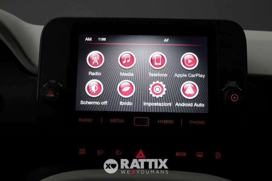 Fiat Panda Pandina 1.0 Firefly Hybrid 70CV Cross Rosso Passione Pastello  Aziendale foto 22