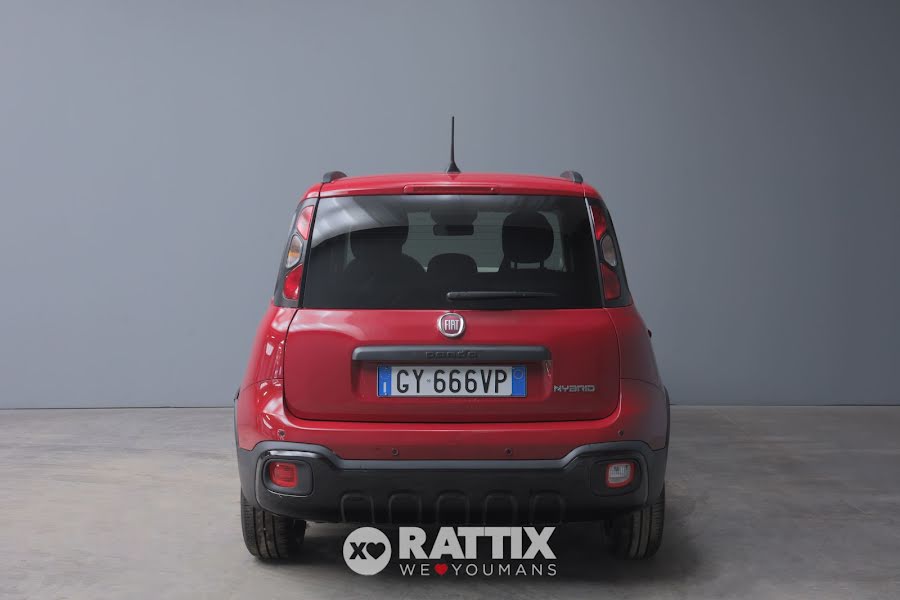 Fiat Panda Pandina 1.0 Firefly Hybrid 70CV Cross Rosso Passione Pastello  Aziendale foto 5