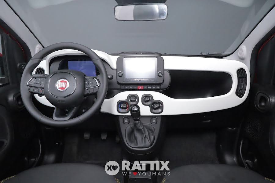 Fiat Panda Pandina 1.0 Firefly Hybrid 70CV Cross Rosso Passione Pastello  Aziendale foto 9