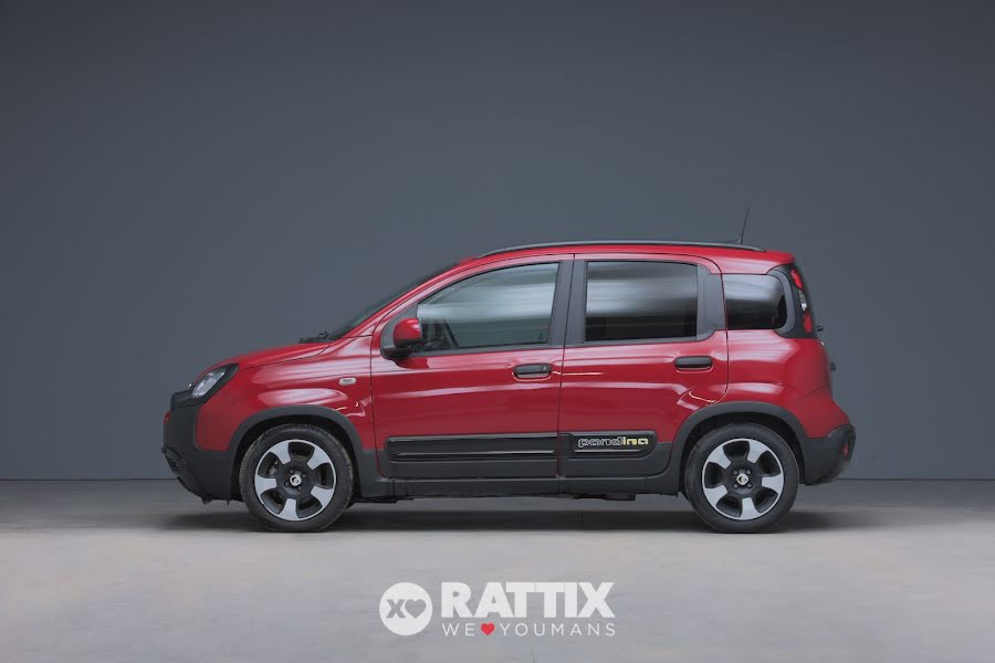 Fiat Panda Pandina 1.0 Firefly Hybrid 70CV Cross Rosso Passione Pastello  Aziendale foto 2