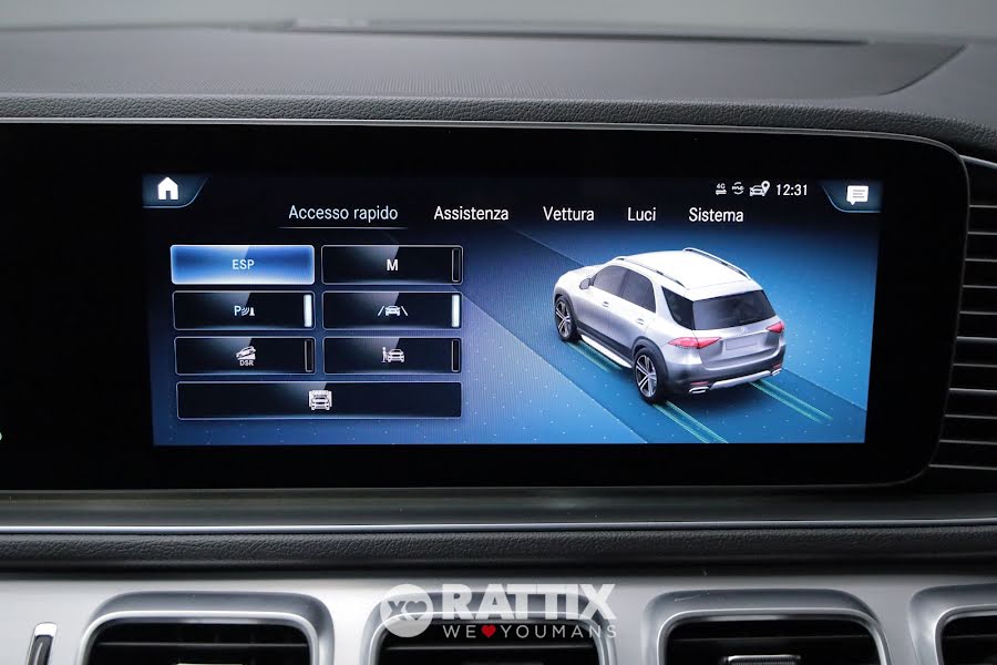 Mercedes-Benz GLE 300 d 2.0 Mhev Sport 4matic Auto + tetto apribile Argento High-Tech  Aziendale foto 22