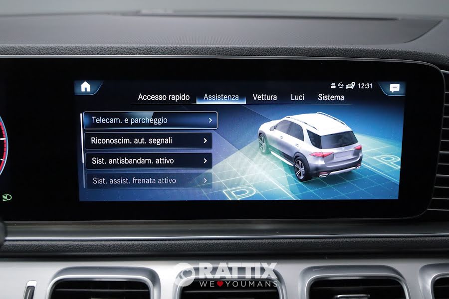 Mercedes-Benz GLE 300 d 2.0 Mhev Sport 4matic Auto + tetto apribile Argento High-Tech  Aziendale foto 23