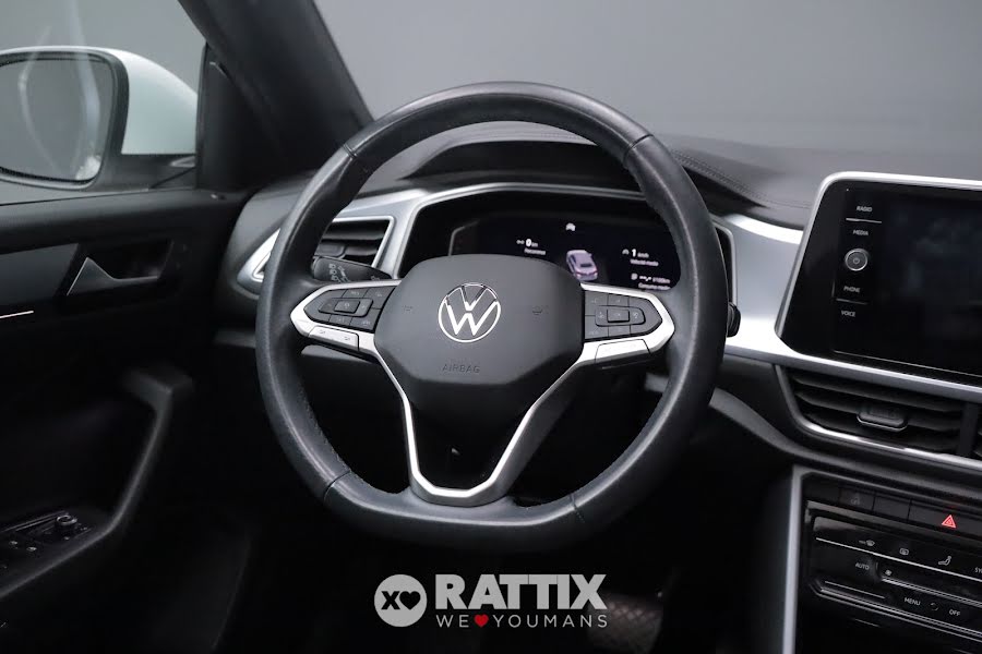 Volkswagen T-Roc Cabriolet 1.5 TSI Style DSG + gancio traino Pure White Pastello & Capote Nera  Aziendale foto 12